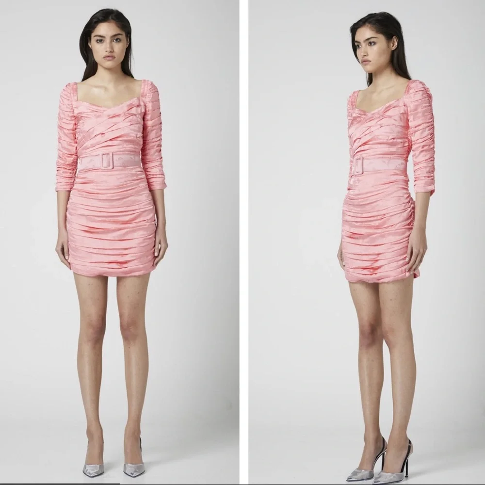 Revolve Atoir Tired of Love Gathered Mini Dress, NWT